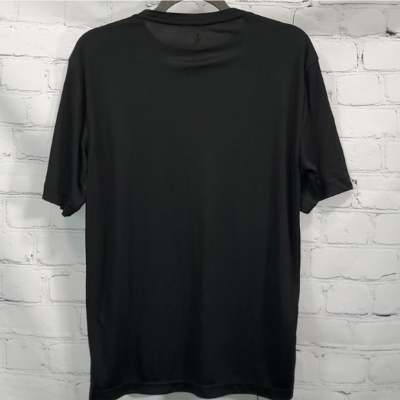 NWOT "Finish the Race"  2 Timothy 4:7 T-Shirt, Black, Dri-Fit Athletic Material - Picture 5 of 5